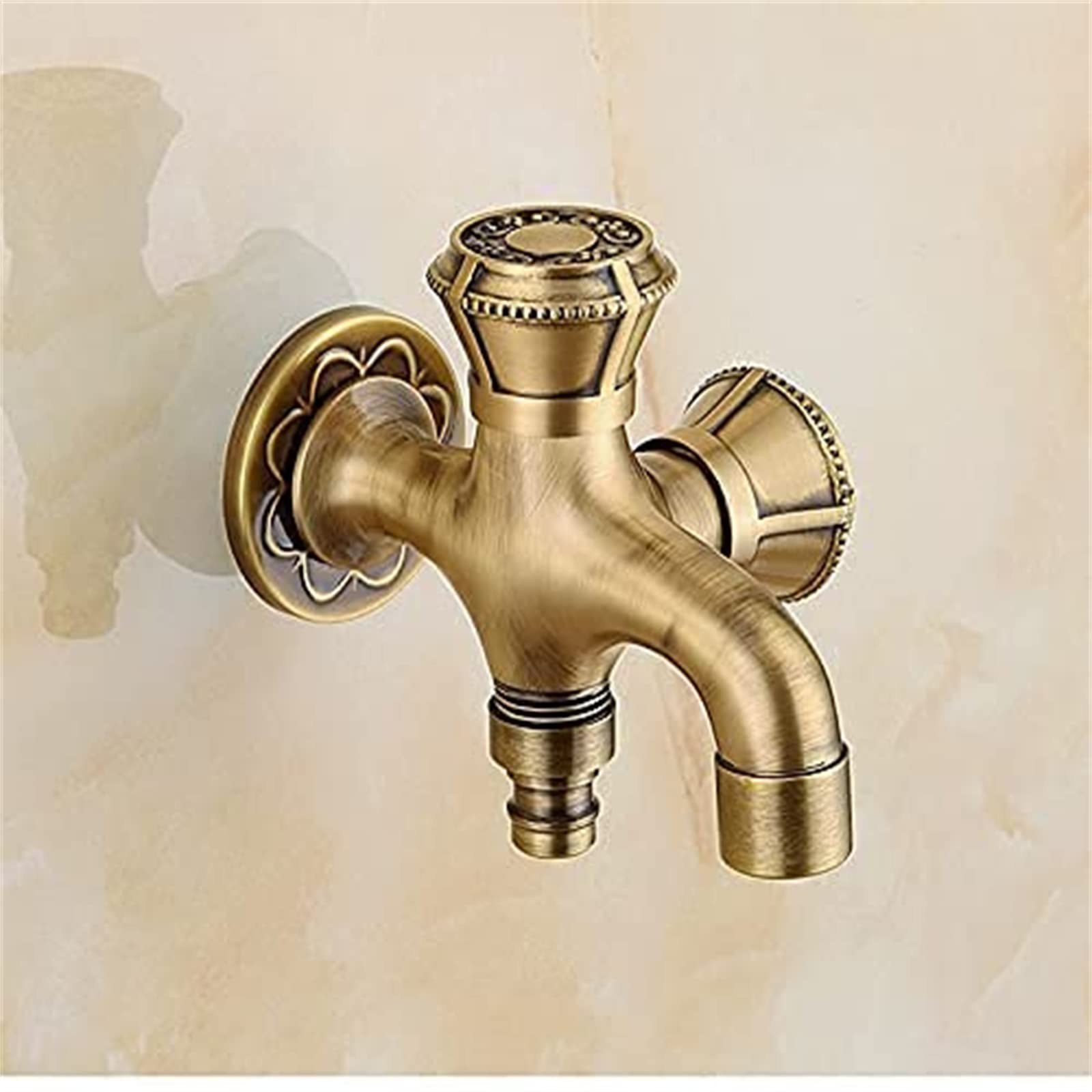 Hapivida Rubinetto Giardino Ottone G1/2 Leva Retrò