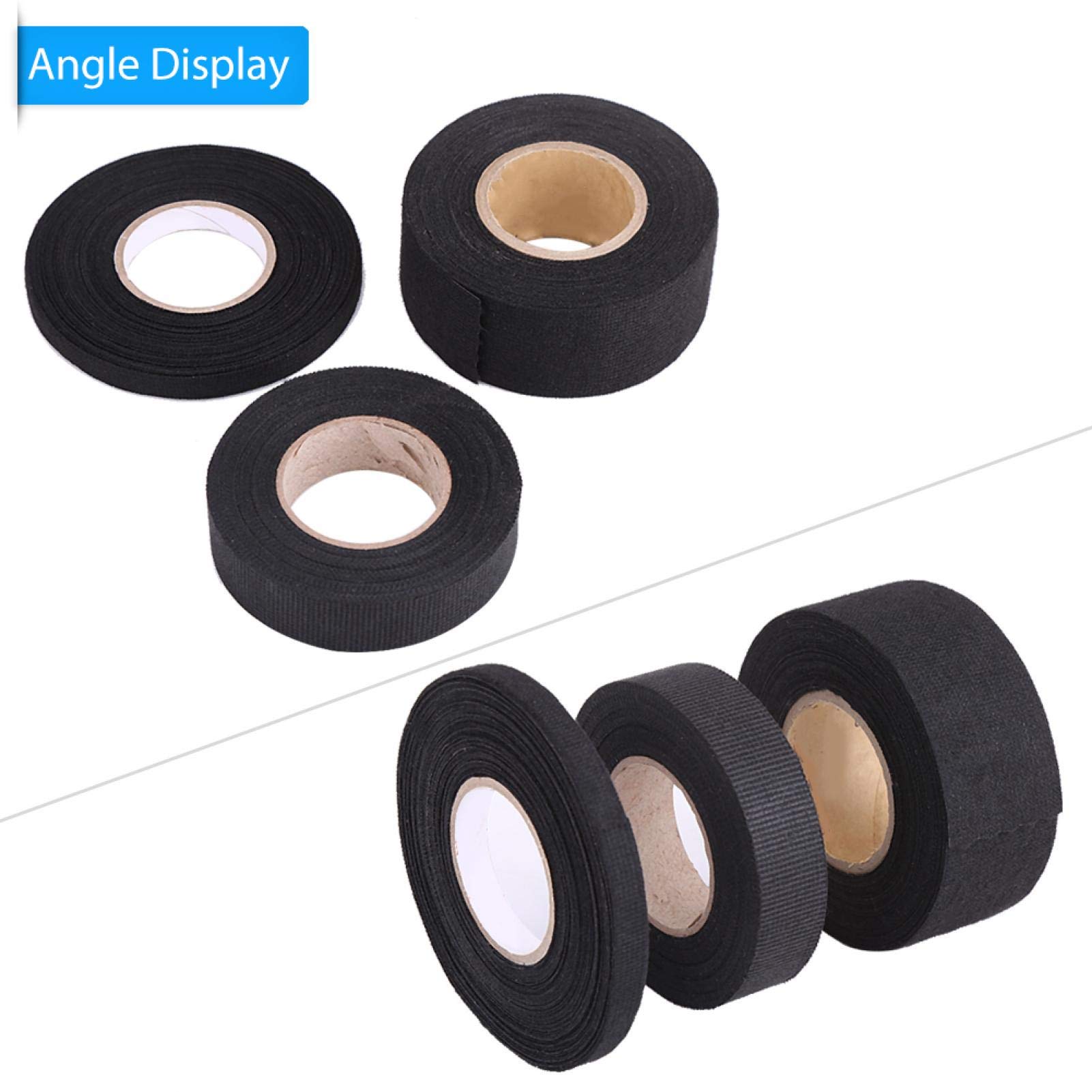 Kuuleyn Nastro Cablaggio Auto Nero 32 mm x 15 m