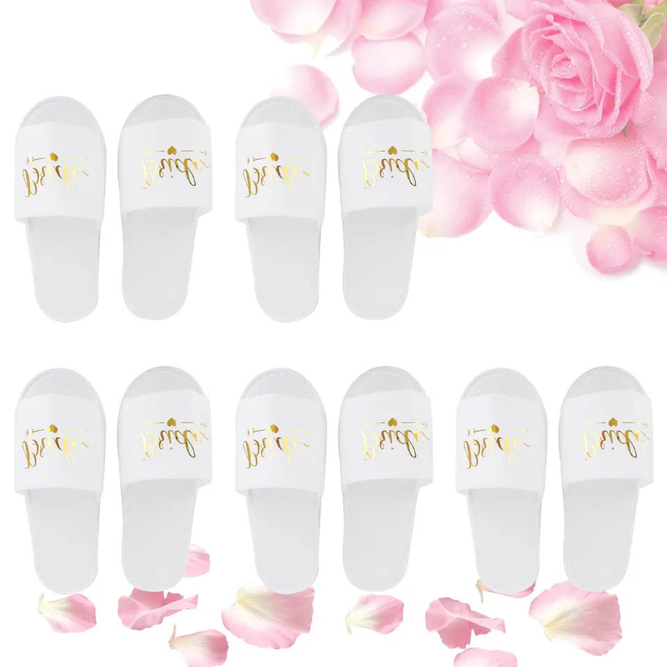 Hapivida Pantofole Hotel Bianche Sposa 1 da 5 Paia