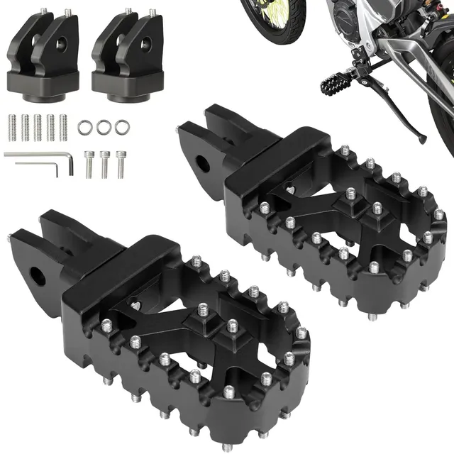 Kemimoto Surron pedane moto alluminio doppia presa
