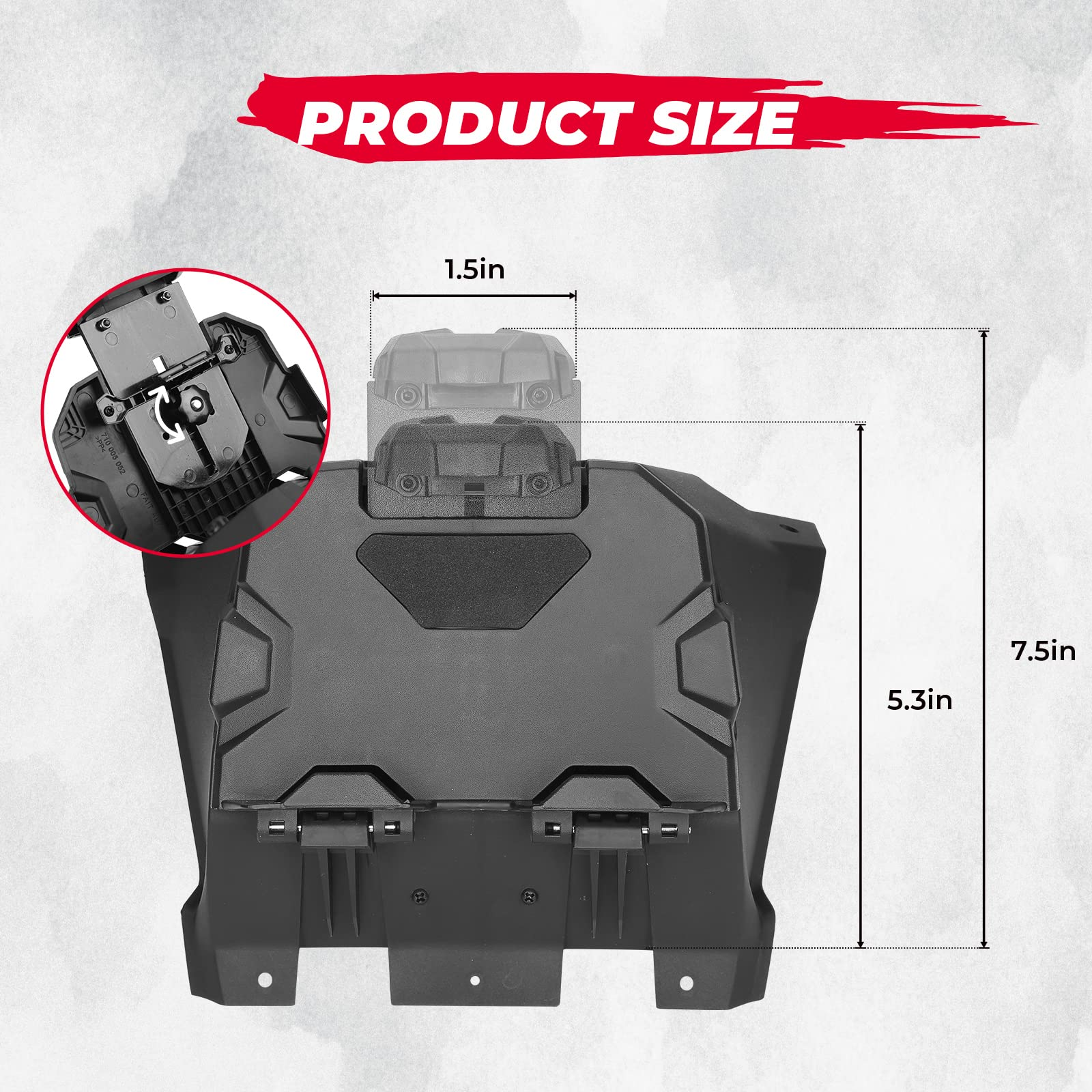 KEMIMOTO Porta Tablet con Bauletto RZR Pro XP