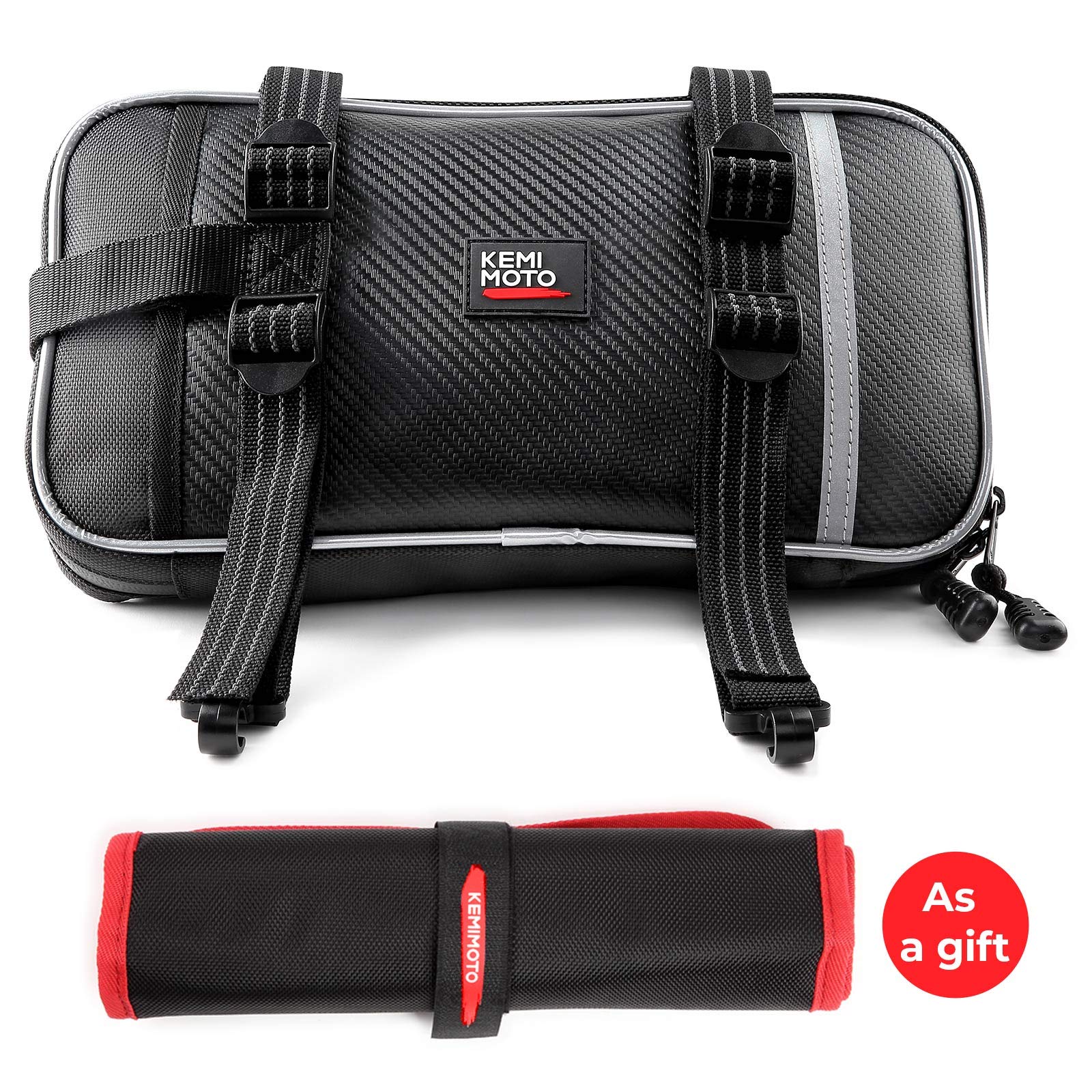 Kemimoto Borsa Parafango Anteriore Moto con Astuccio Idrorepellente