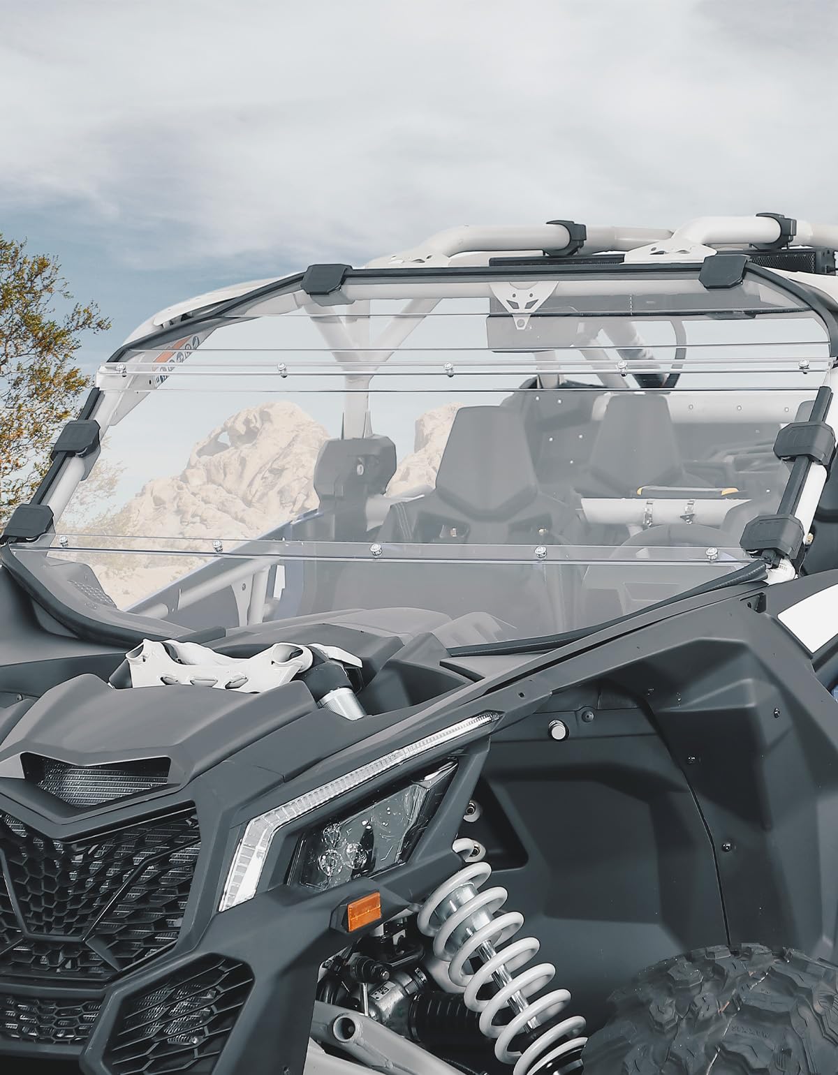 Kemimoto Maverick X3 parabrezza anteriore in 3 pezzi