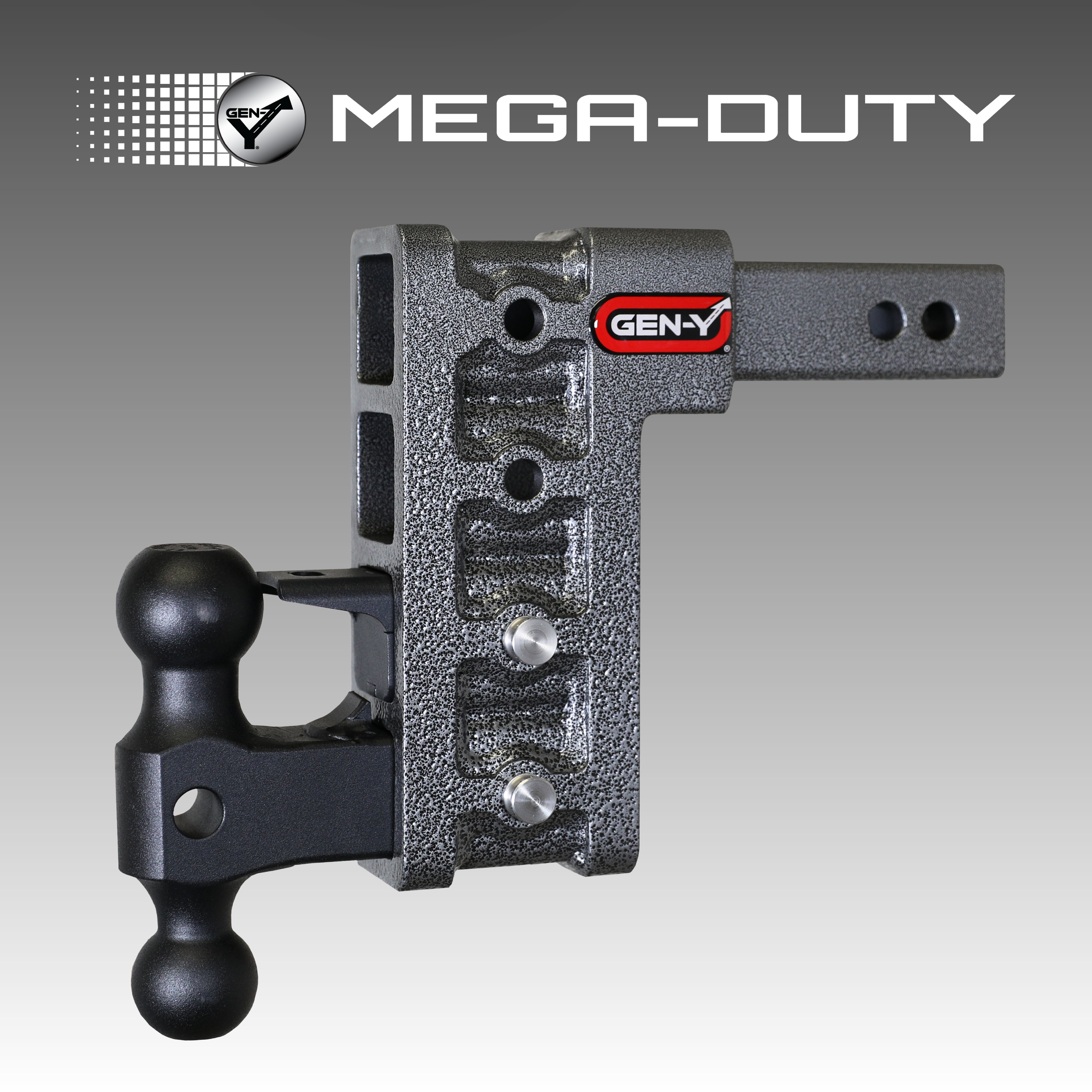 GEN-Y Hitch MEGA-DUTY 32K gancio traino 2,5" acciaio