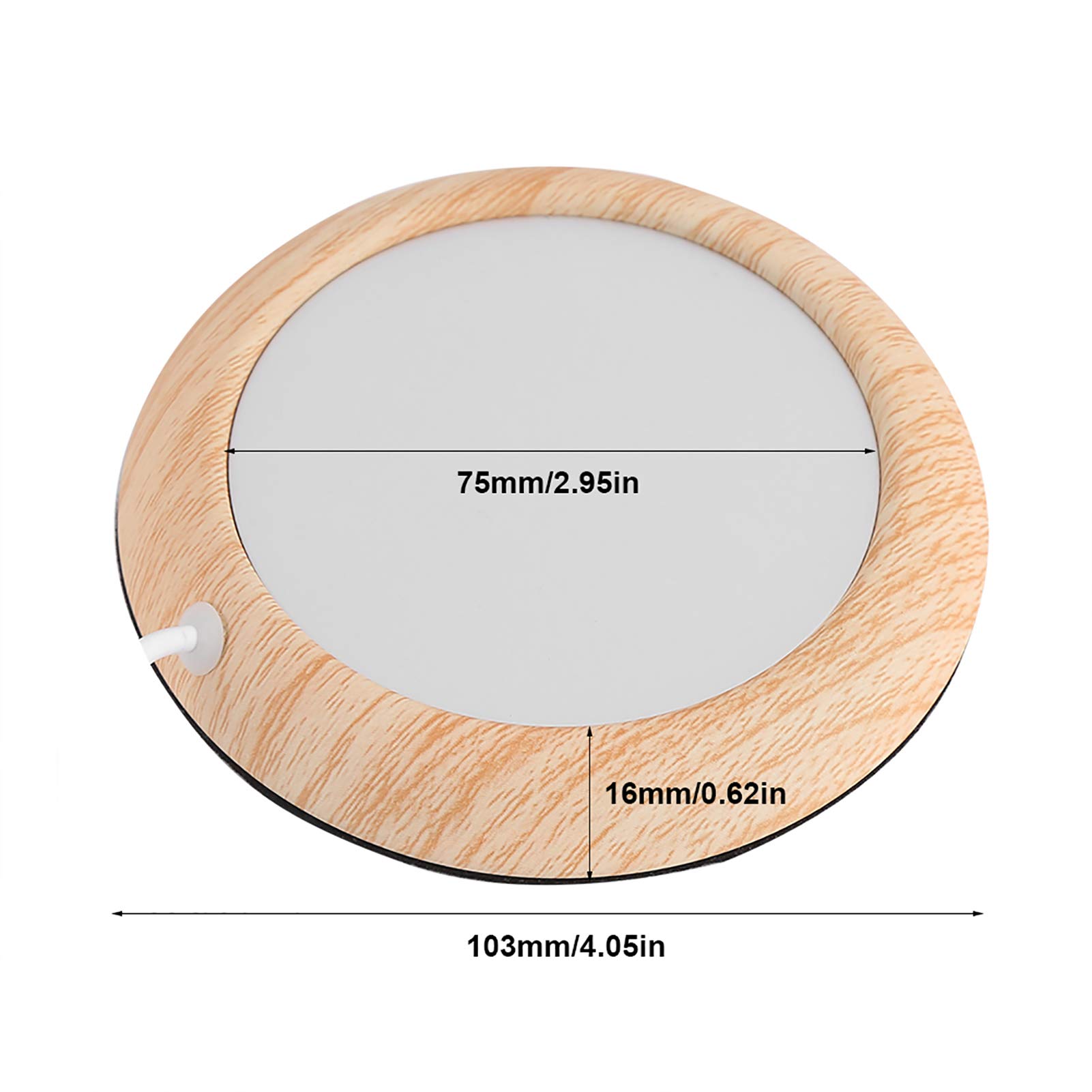 Kuuleyn Scaldatazze USB Legno Colore Chiaro 5V