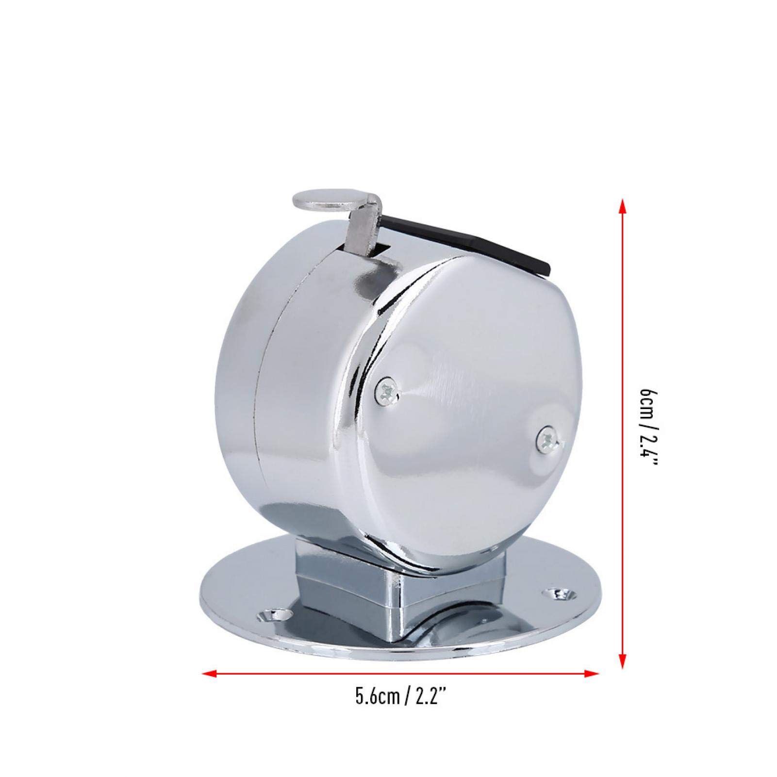 Kuuleyn Contatore Manuale Metallo 4 Cifre Argento