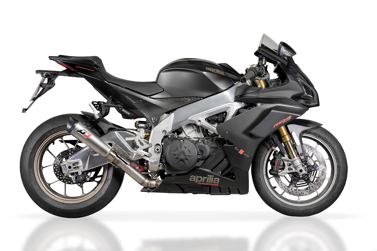 QD Exhaust Tri-Cone Racing scarico slip-on titanio