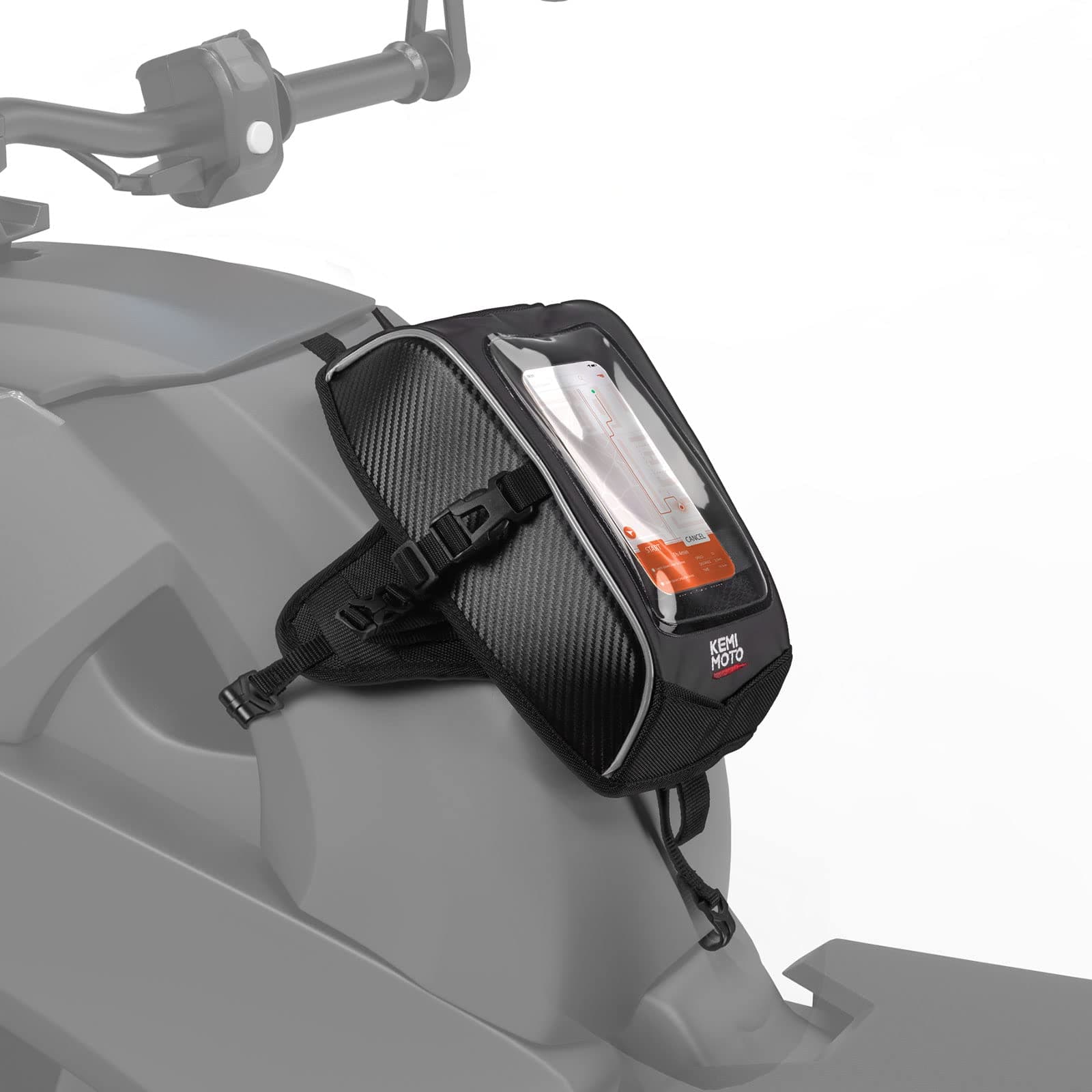 KEMIMOTO Borsa Serbatoio 3L per Can-Am Ryker Touchscreen