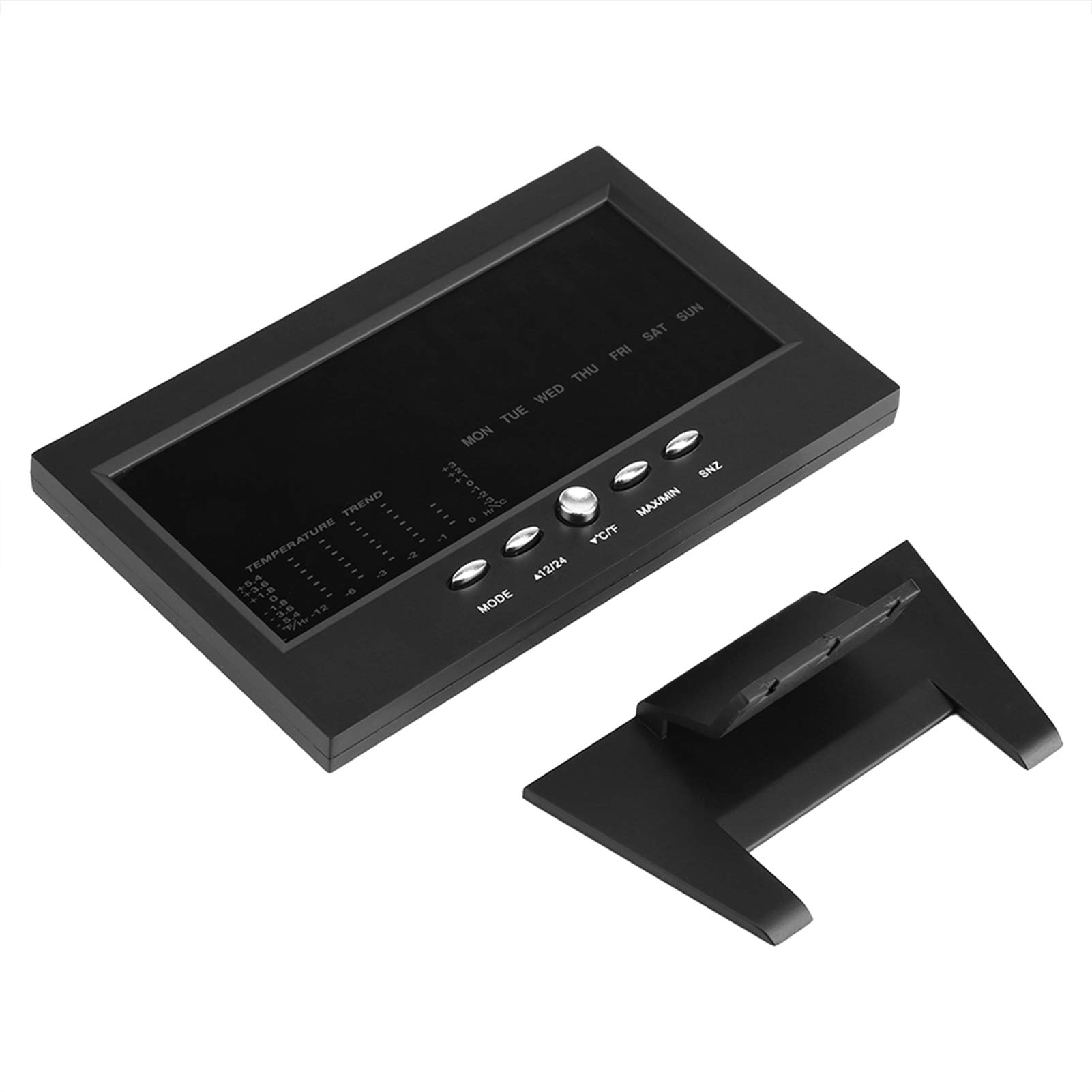 Kuuleyn igrometro digitale LCD nero con sveglia