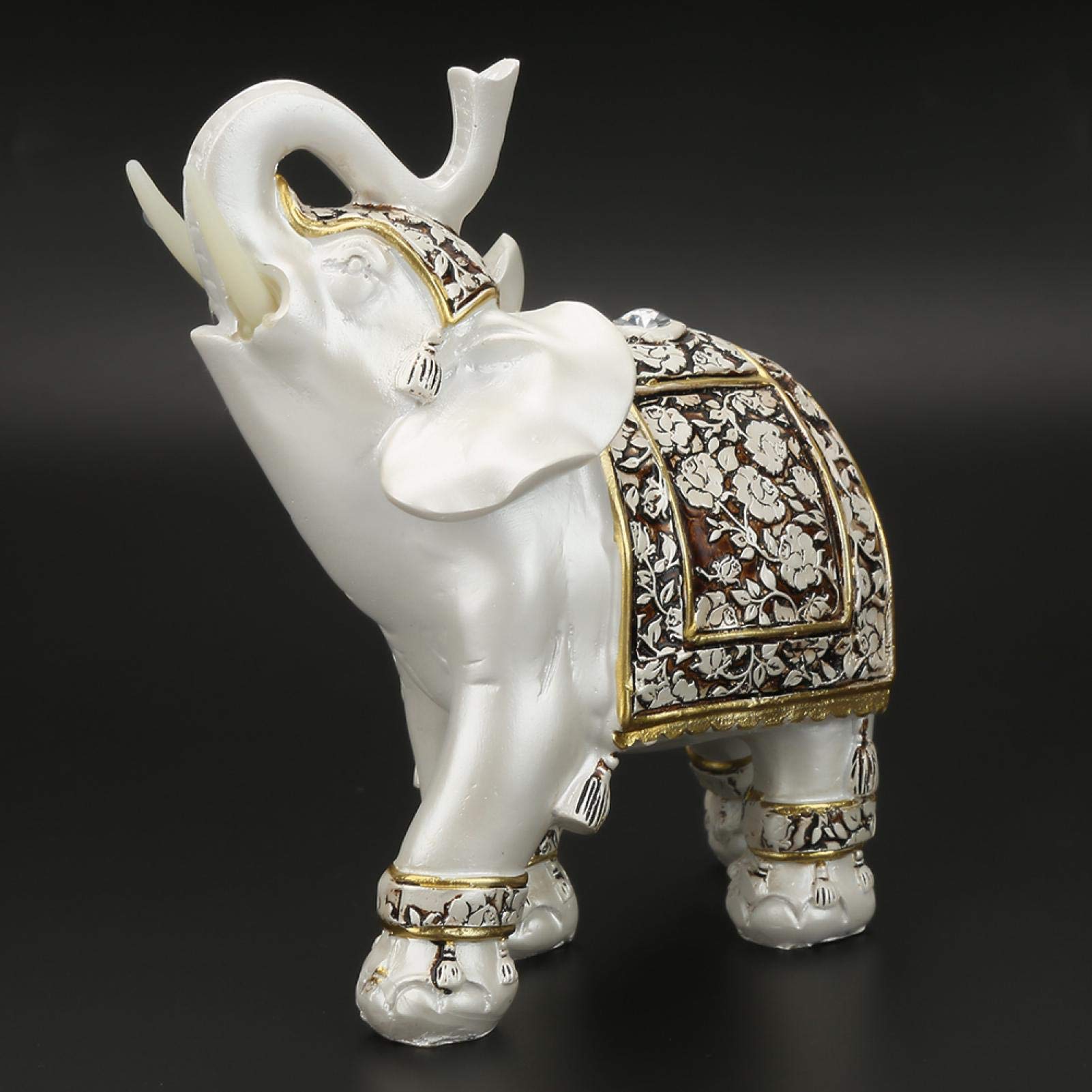 Kuuleyn Statuetta Elefante Portafortuna Vintage 170mm Ufficio Casa