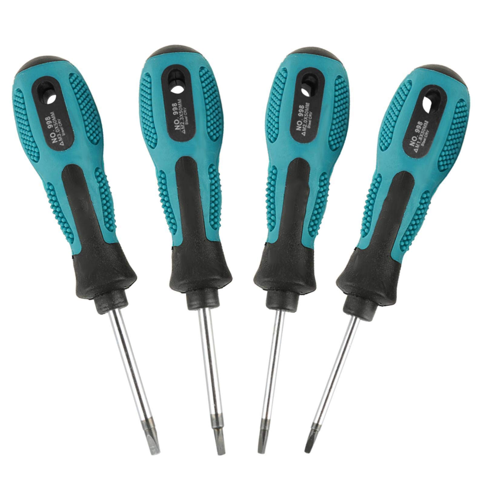 Kuuleyn Set 4 cacciaviti triangolari magnetici 1,8-3 mm