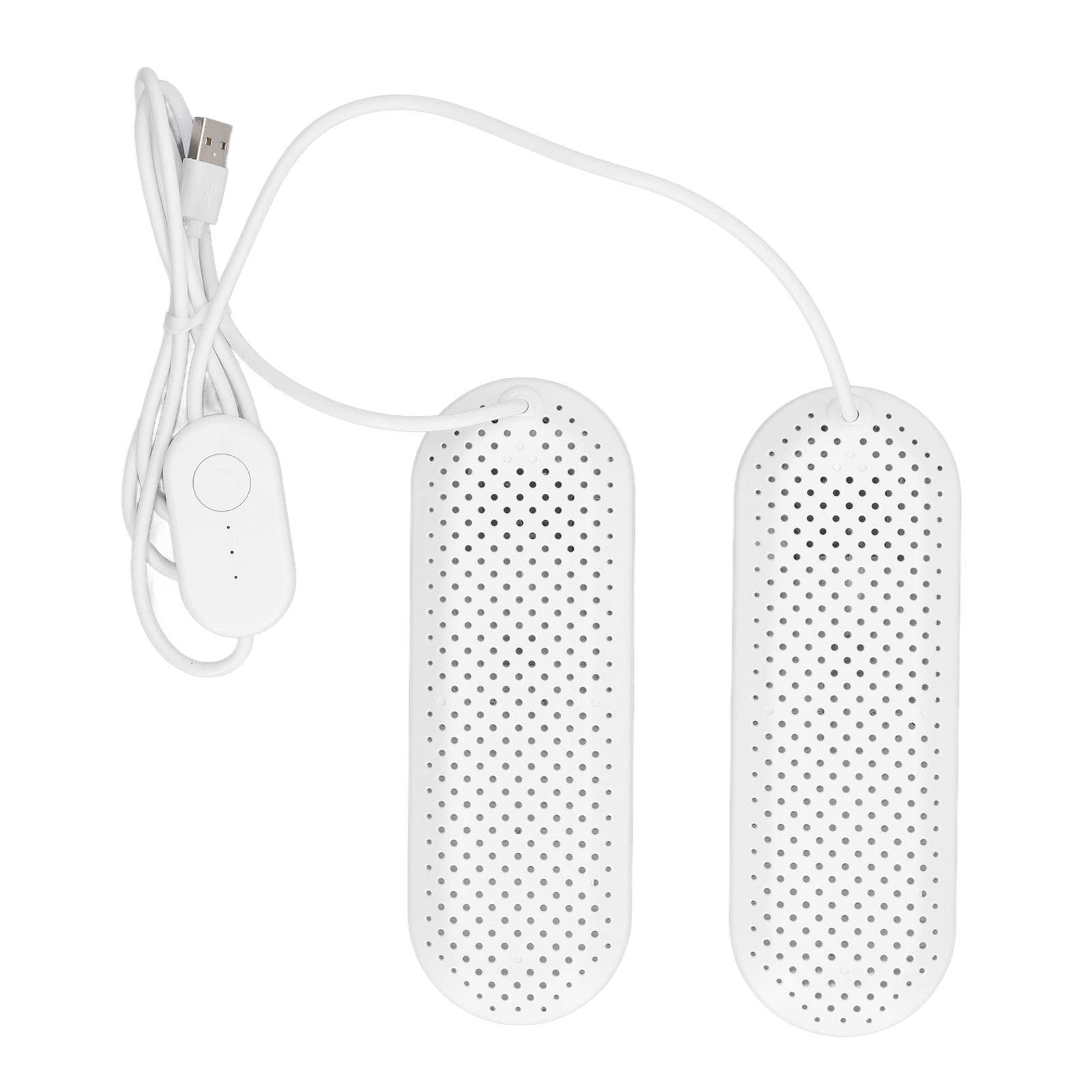 Hapivida Asciugascarpe Elettrico USB Bianco con Timer