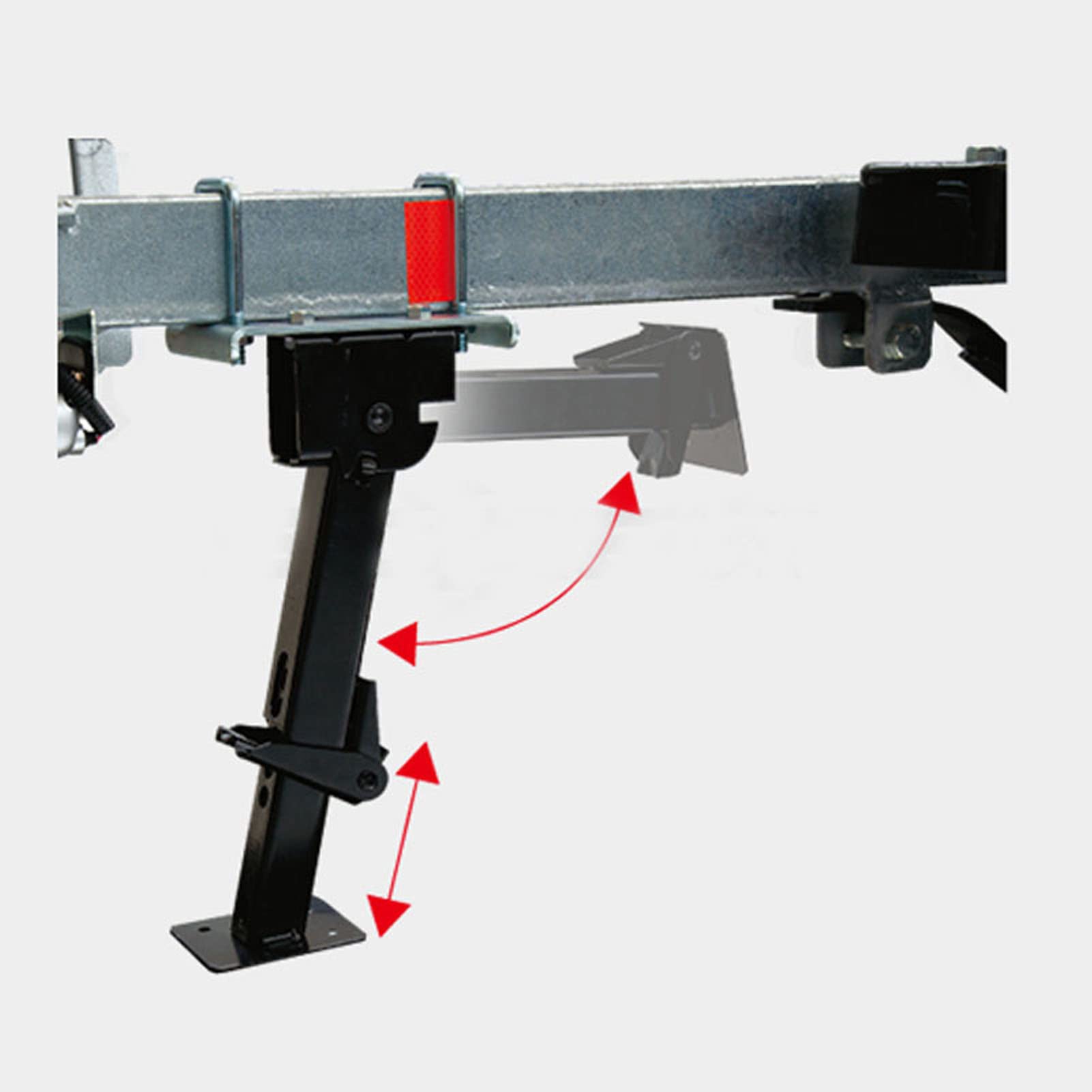 AOWINHIT Martinetto Stabilizzatore 290-455 mm 1000 lb