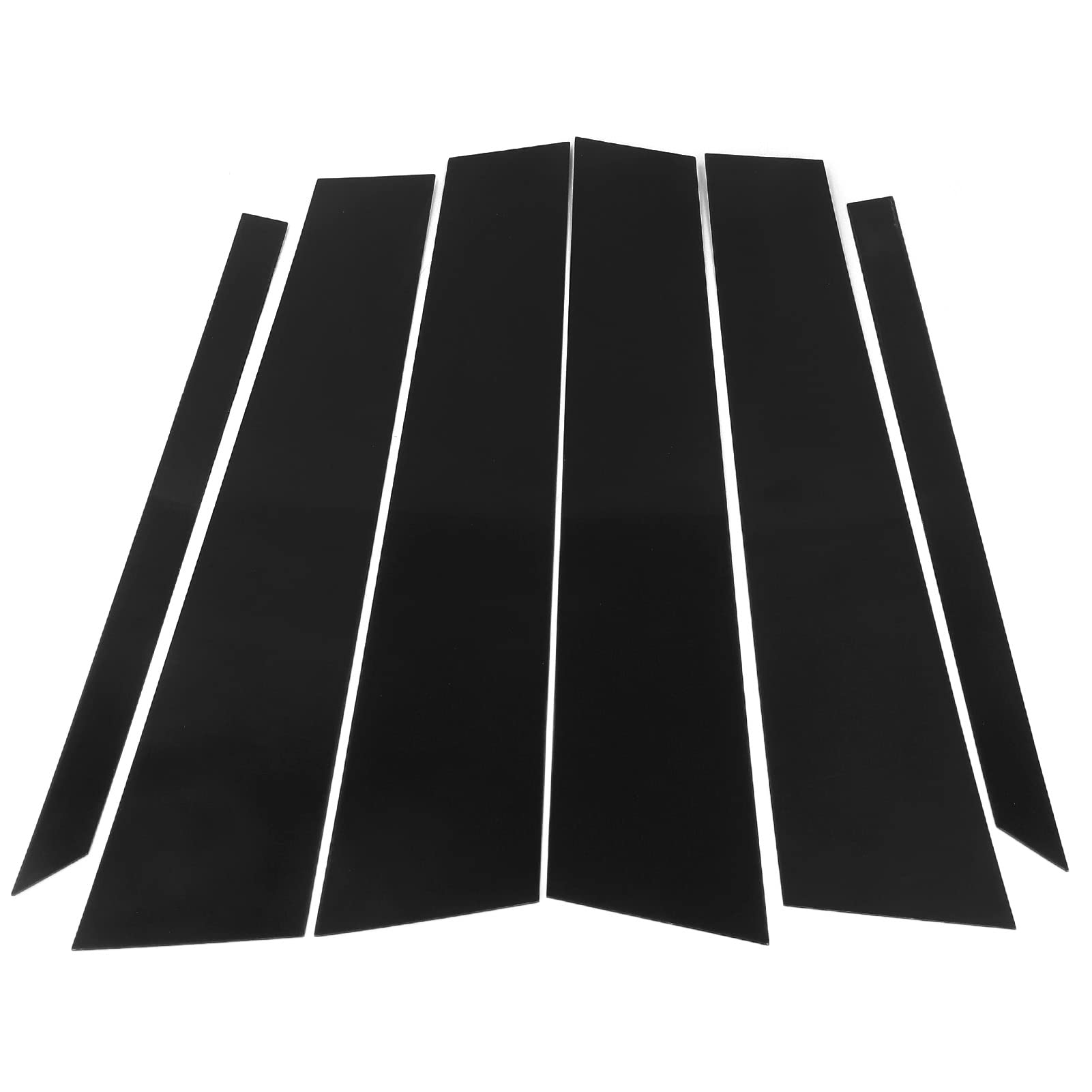 AOWINHIT W164 coprimontanti auto nero lucido 6 pezzi PC