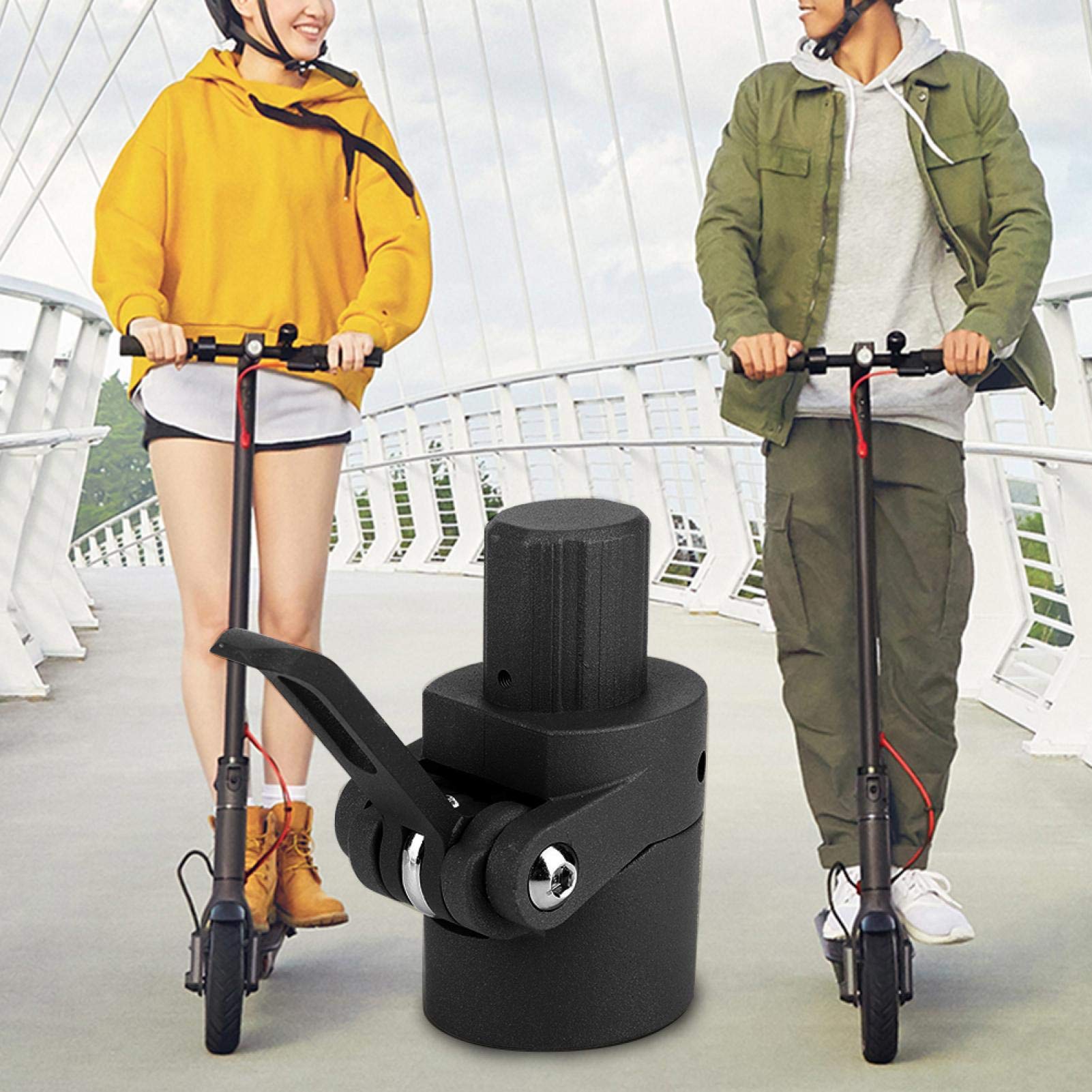 Kuuleyn Base Palo Pieghevole Scooter Xiaomi M365 Nero Alluminio