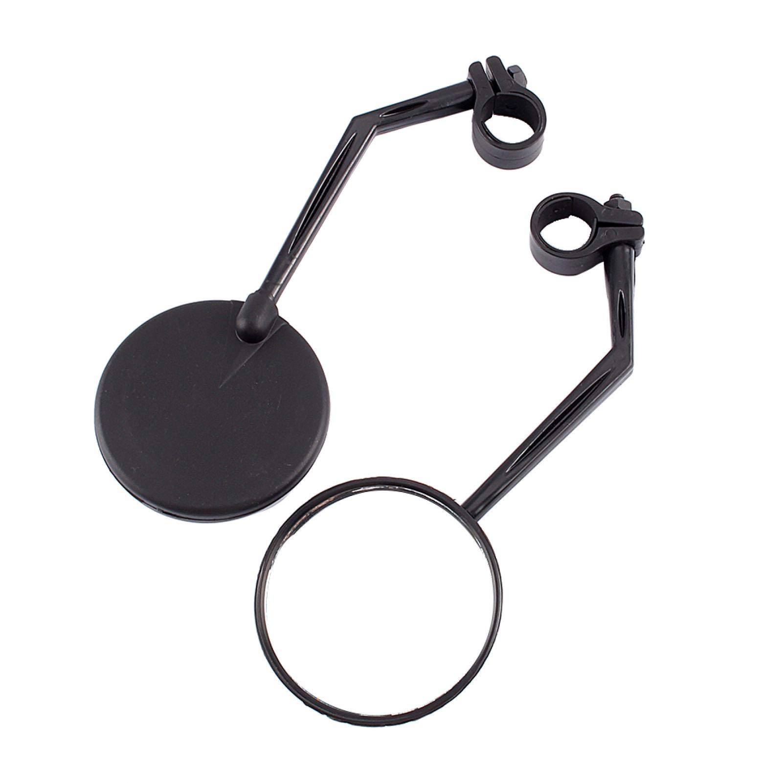 Kuuleyn specchietto retrovisore moto bici nero 75 mm convesso