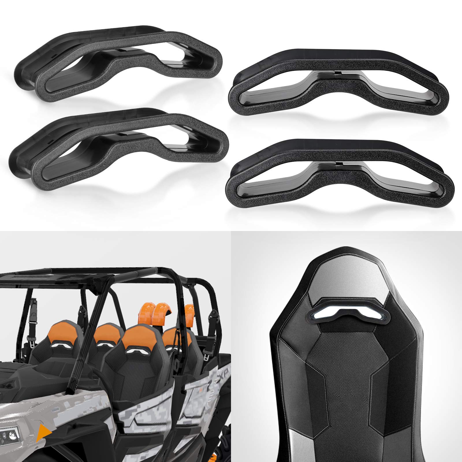 Kemimoto 15-0013 anelli passacintura UTV 4 pezzi 4/5 punti