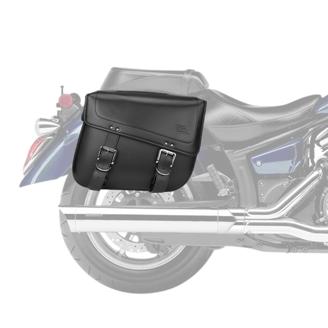 Kemimoto 30L borse laterali moto nero pelle PU
