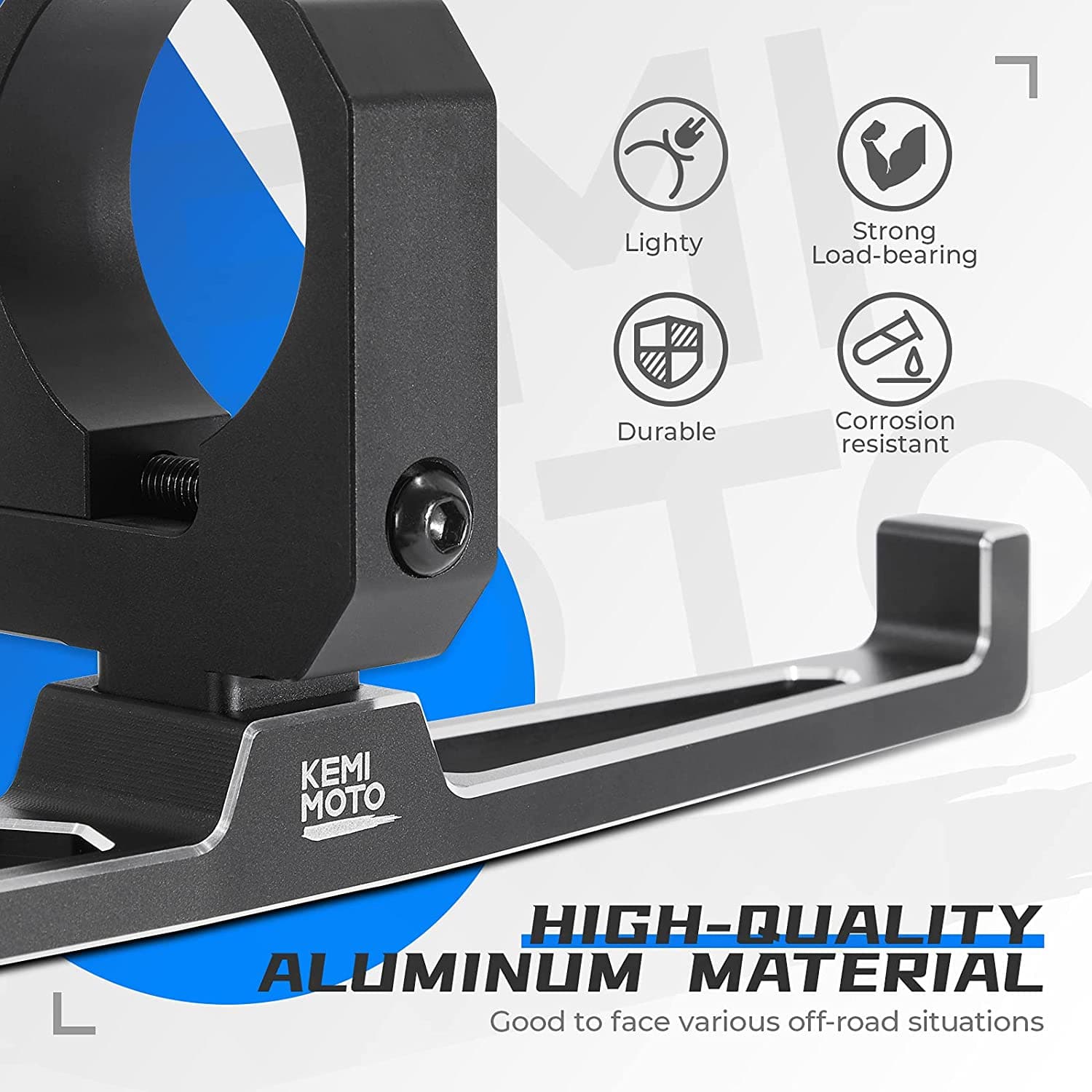 KEMIMOTO Hanger gancio casco UTV roll-bar 38-51 mm alluminio