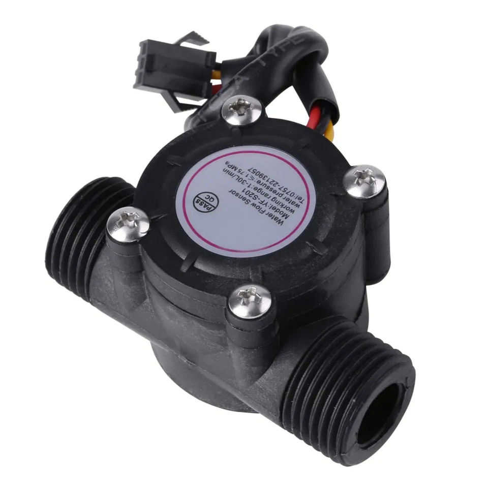 Kuuleyn DN15 G1/2 sensore flusso acqua Hall 1-30 L/min alta precisione
