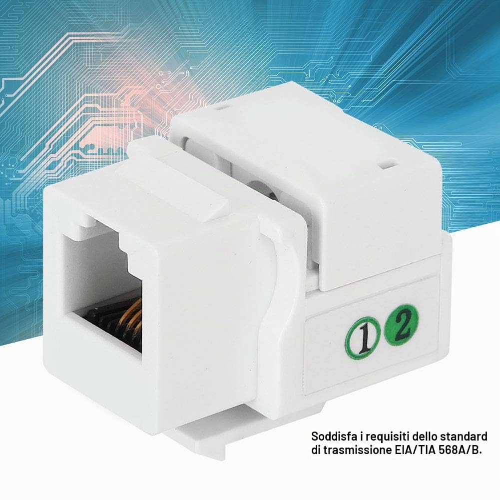 Kuuleyn CAT3 Presa Telefonica RJ11 5 Pezzi con Copertura