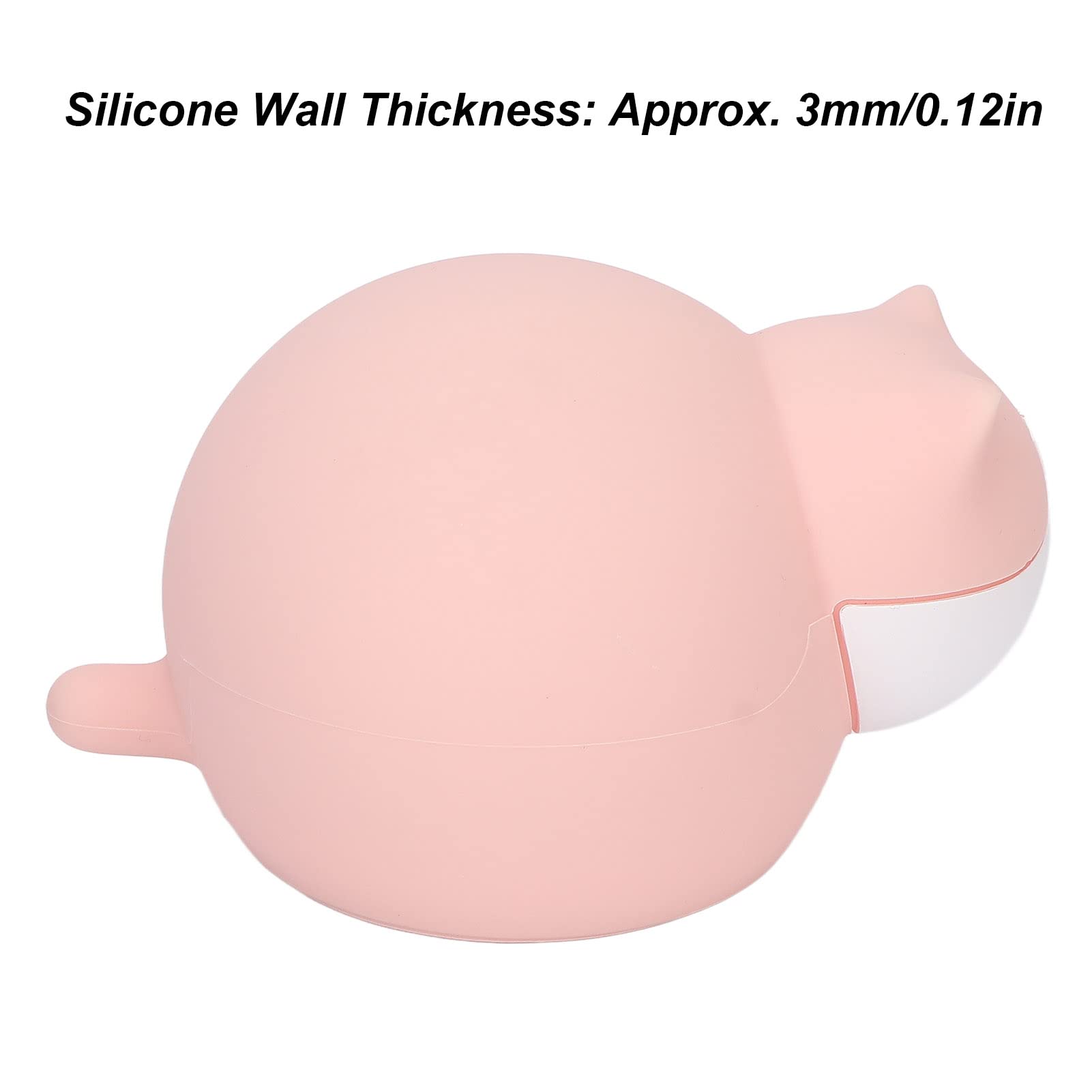 Kuuleyn Borsa Acqua Calda Gatto Silicone Rosa Impacco Caldo Freddo