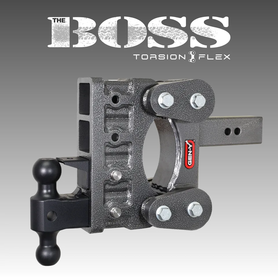 GEN-Y BOSS 21K Gancio Traino Regolabile Torsion-Flex Dual-Ball