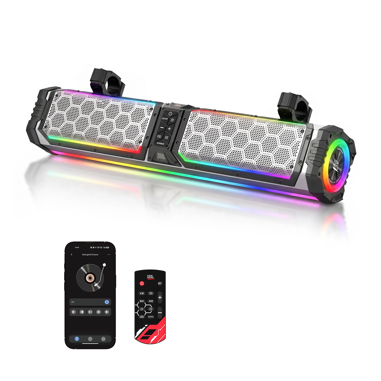 KEMIMOTO Midnight S70 Gen2 soundbar 680W IP66