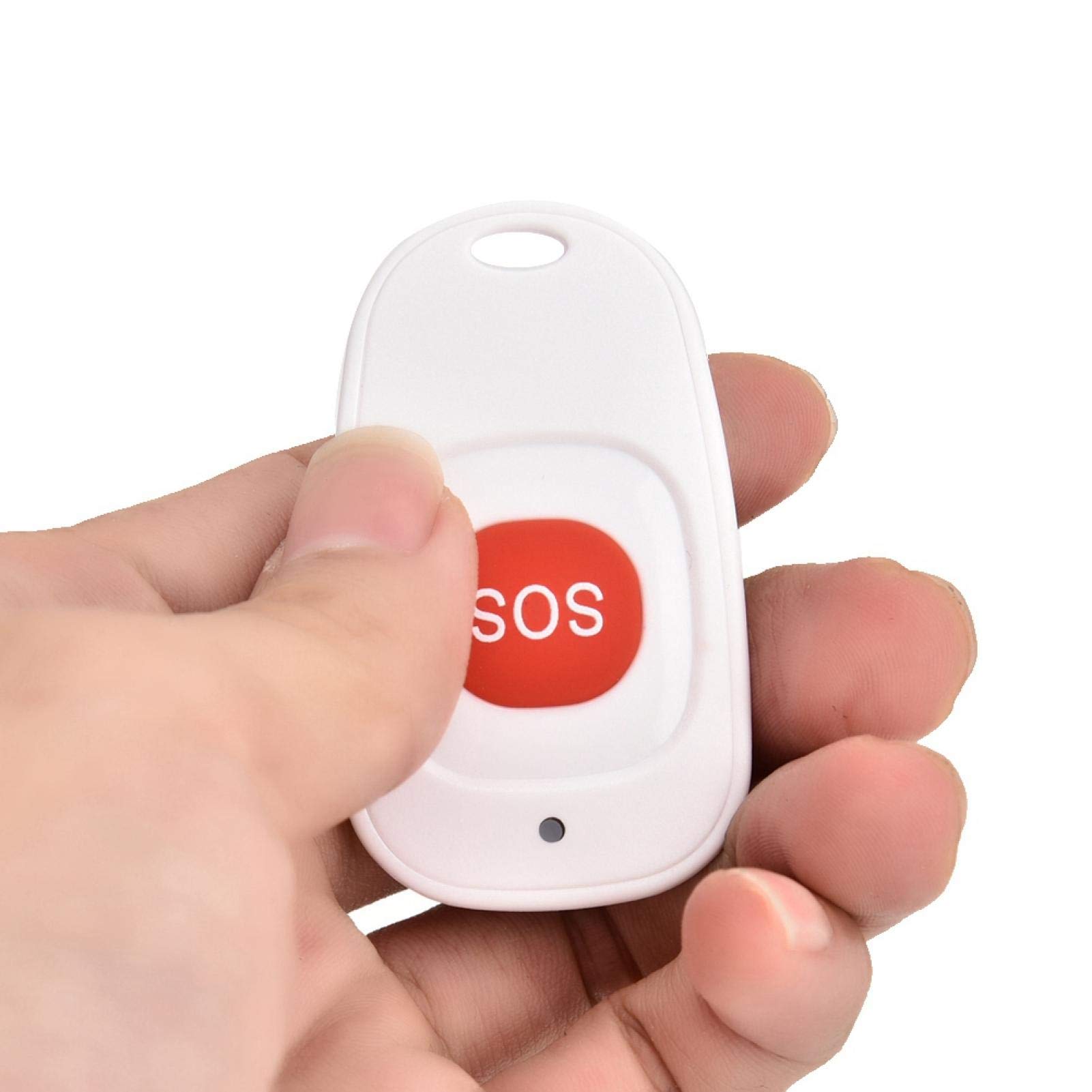 Kuuleyn Pulsante SOS Wireless 433 MHz Anziani Bianco