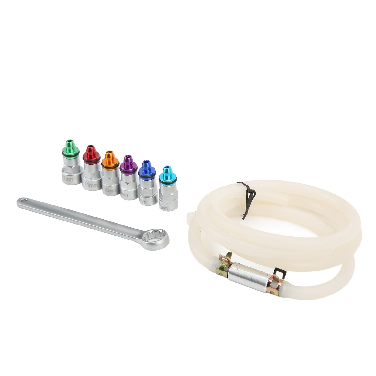 AOWINHIT kit spurgo freni 6 adattatori 7-12 mm + tubo
