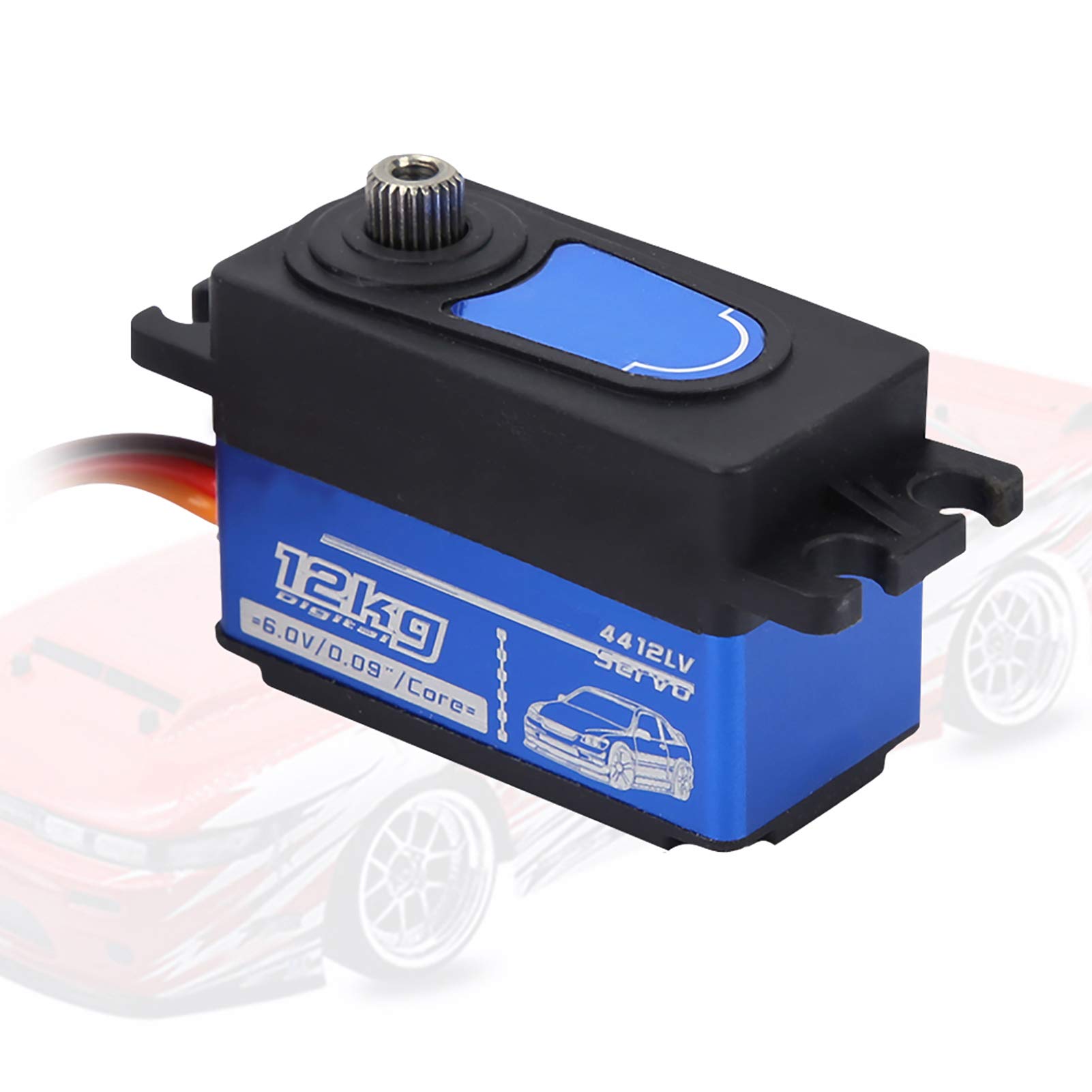 Kuuleyn 4412LV Servo Digitale RC 1:10 12 kg Ingranaggi Metallo