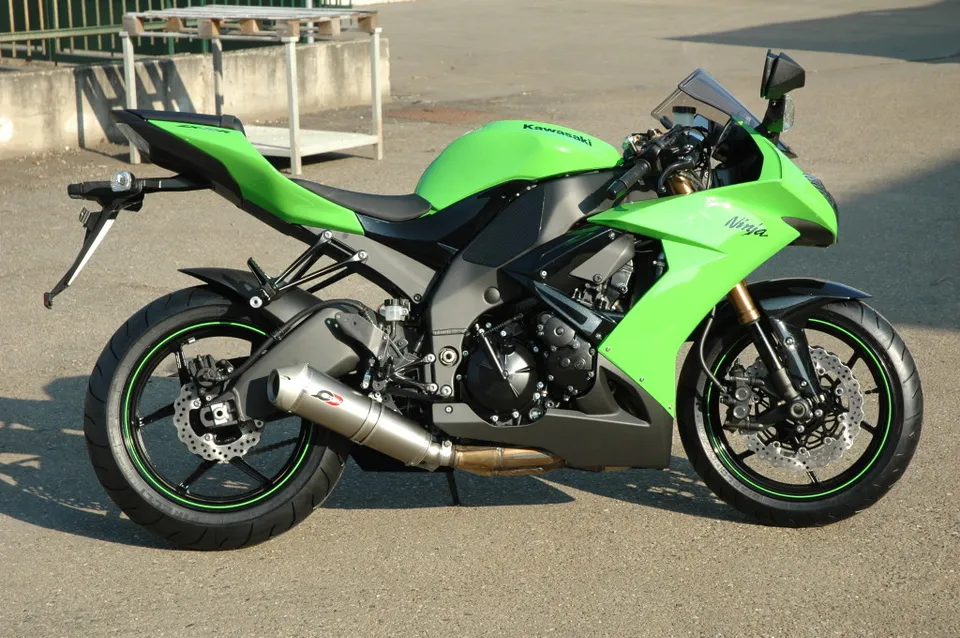 QD Exhaust Magnum Kawasaki ZX-10R 2008 terminale slip-on titanio