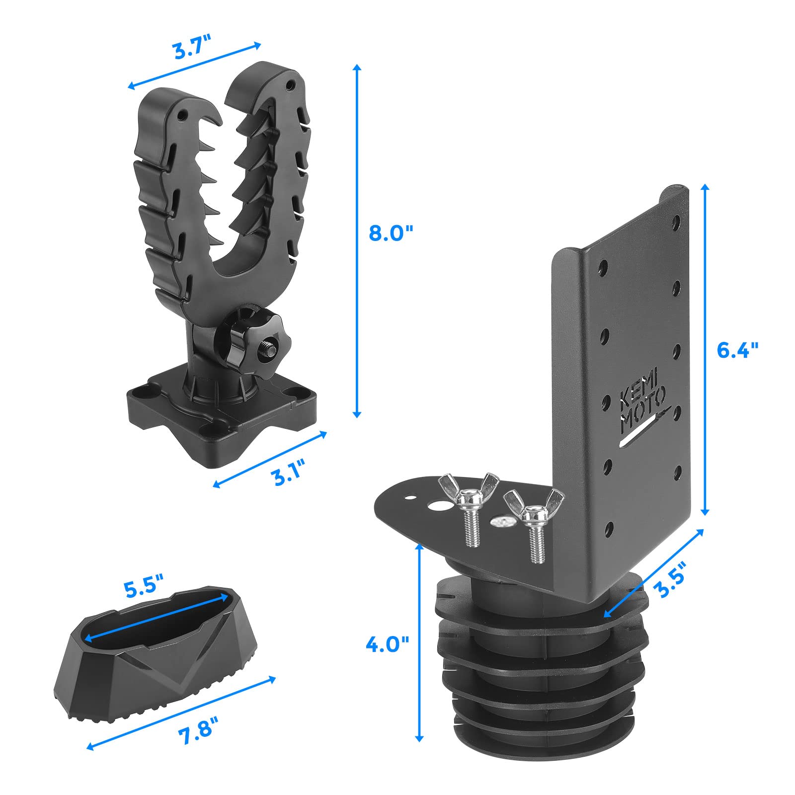 KEMIMOTO Ranger General porta fucile da portabicchiere UTV
