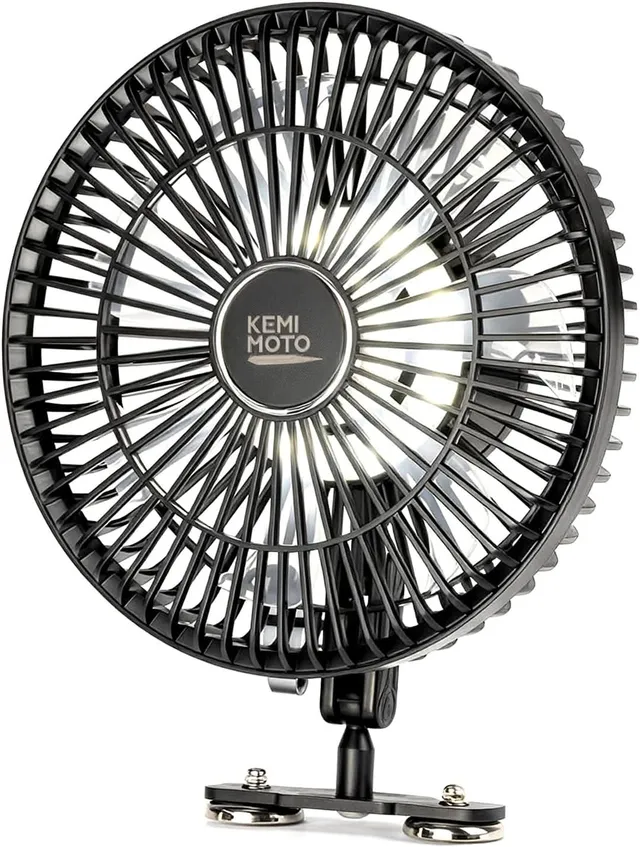 Kemimoto ventilatore magnetico 8 pollici golf cart USB