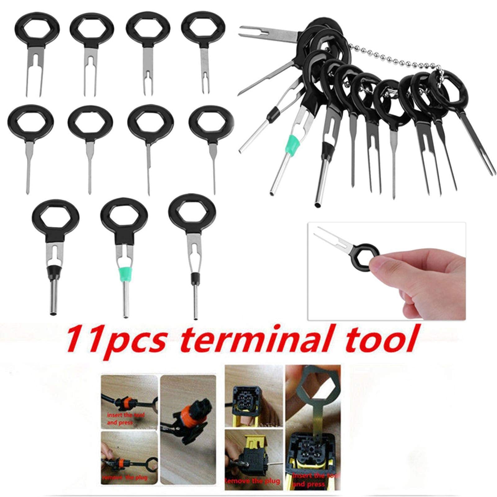 Kuuleyn Set Estrattori Terminali Auto 11 Pezzi Metallo Plastica