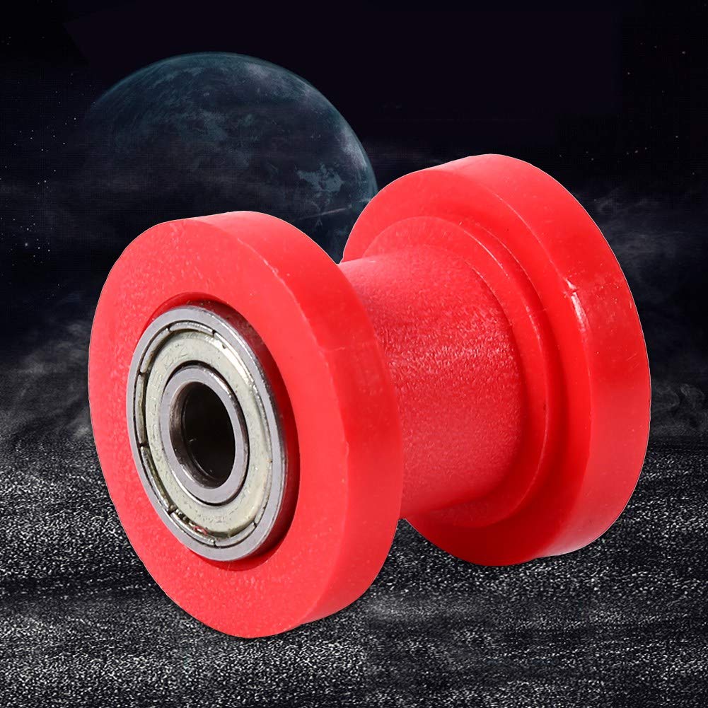 Kuuleyn ID 8 mm puleggia guidacatena rossa pit bike nylon