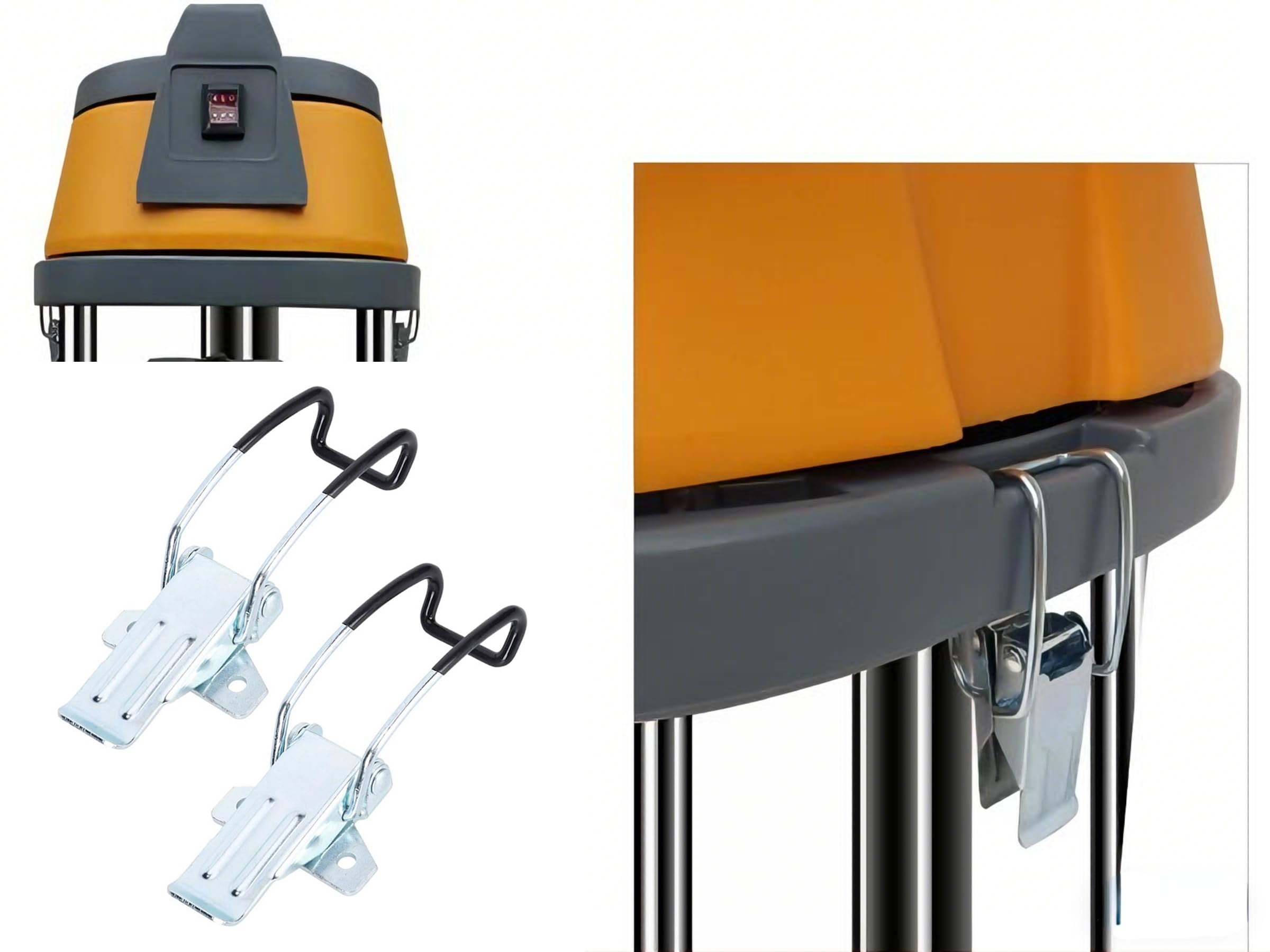 Kuuleyn chiusura a leva inox scatto 2 pezzi curvo