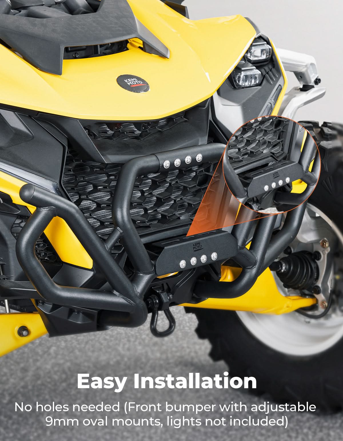 KEMIMOTO Maverick R Paraurti anteriore metallo 2024+