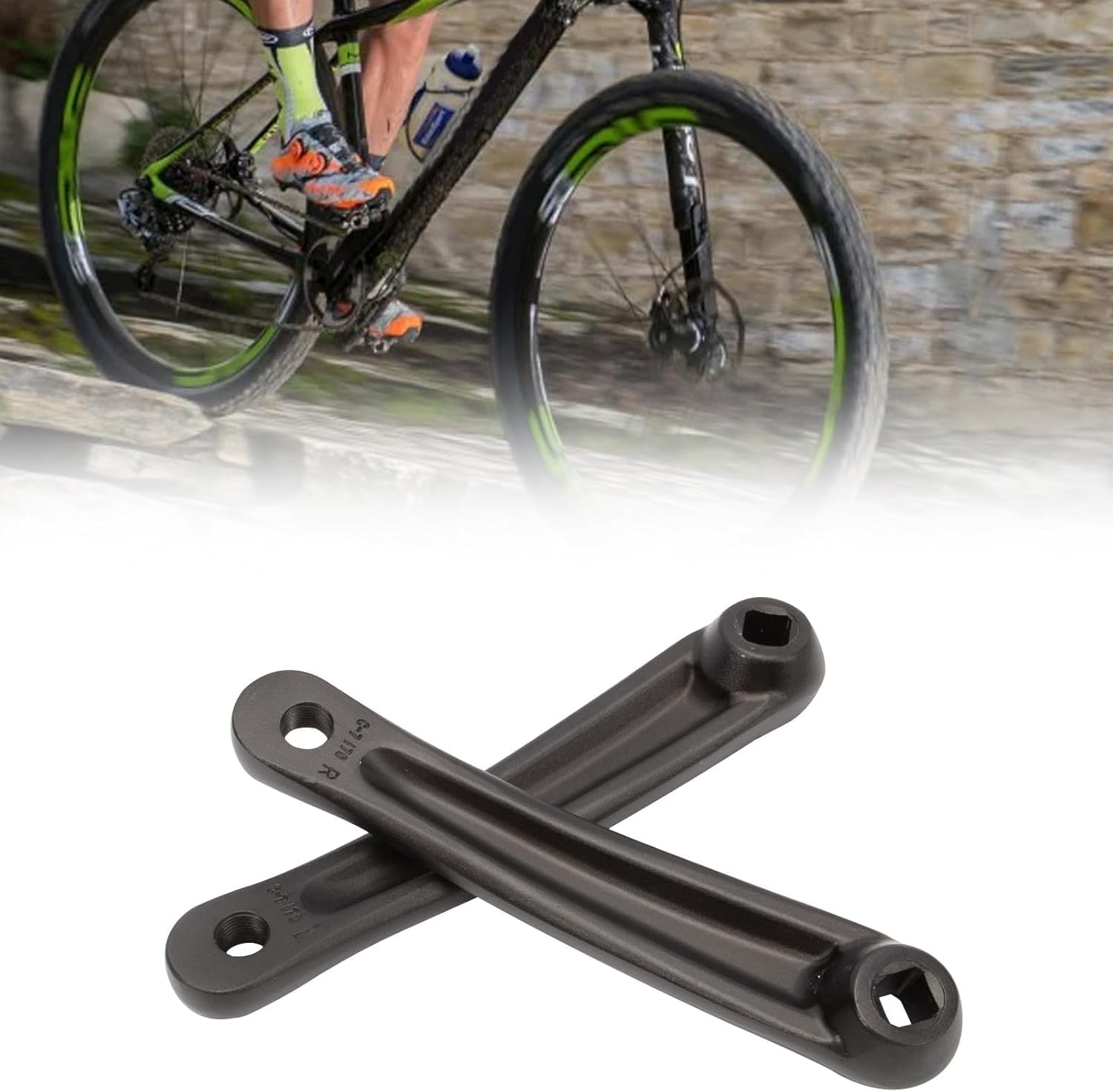 Kuuleyn Crank 2 pedivella bici sinistra lega manovella BMX MTB