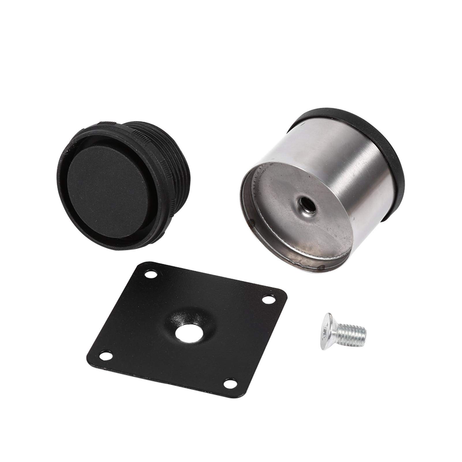 Kuuleyn gambe divano acciaio inox 4 pezzi 60x60 mm