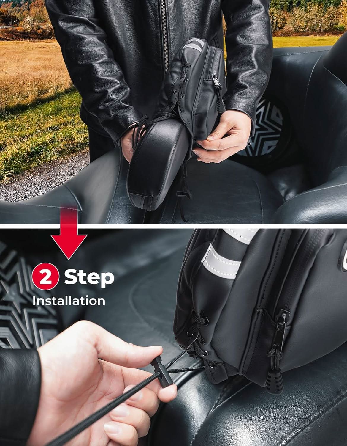 KEMIMOTO Touring borsa schienale moto impermeabile
