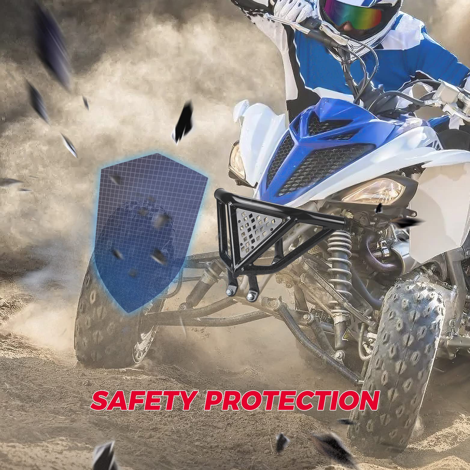 Kemimoto Paraurti Anteriore Yamaha Raptor 700 700R alluminio