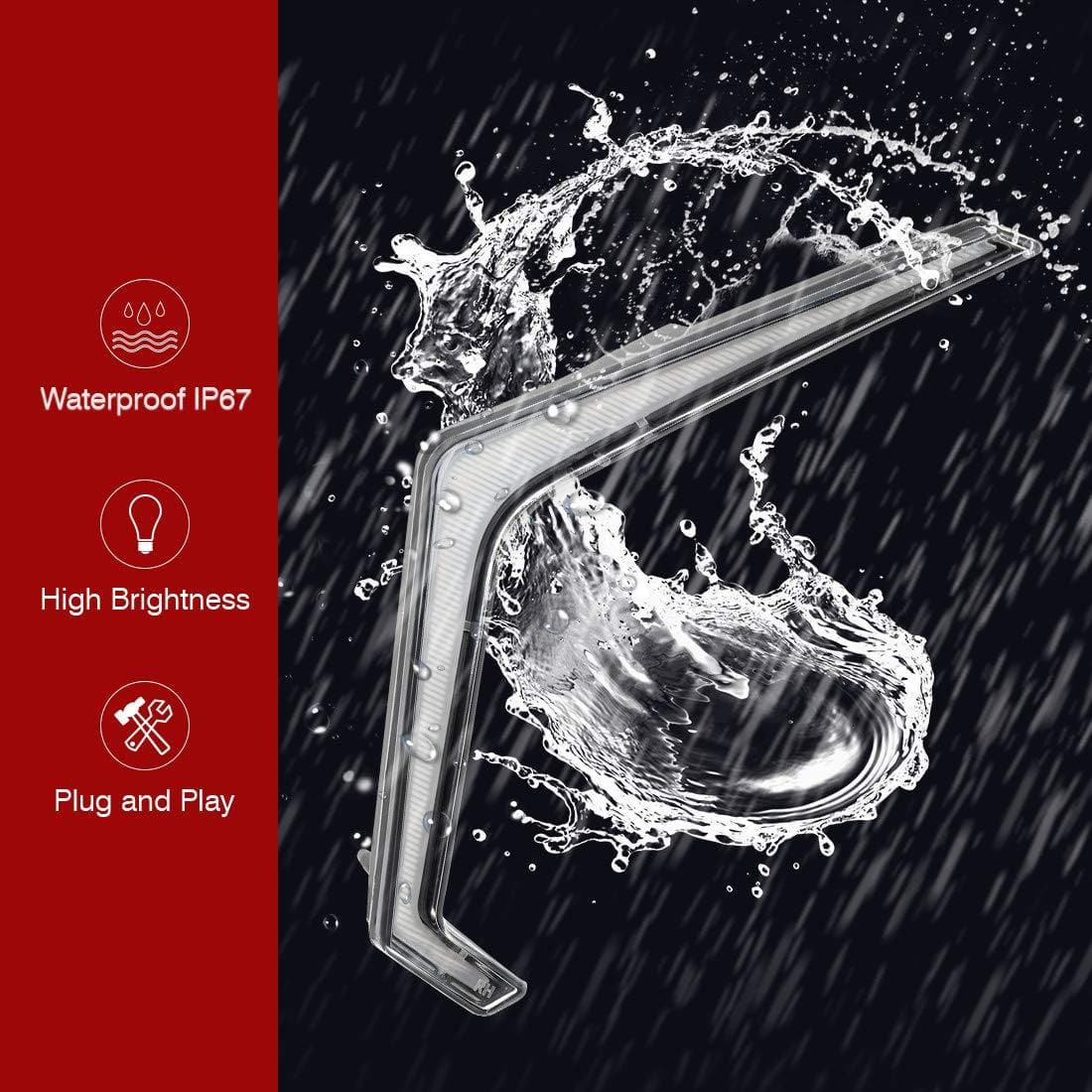 KEMIMOTO RZR XP 1000 set luci fang a LED anteriori IP67