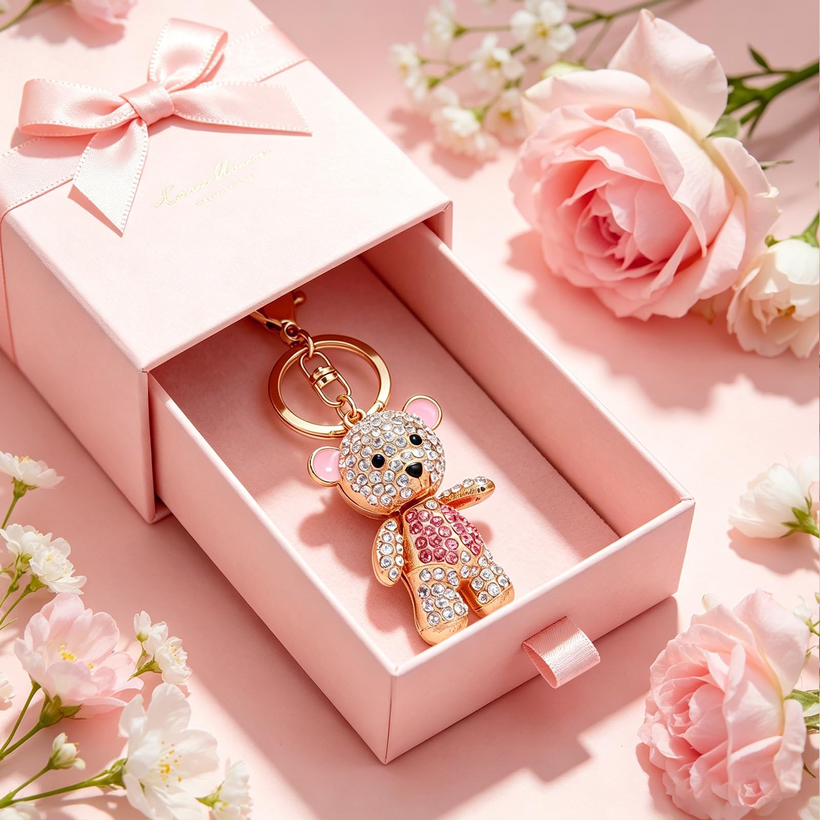 Hapivida Portachiavi Orso Rosa Portachiave Carino
