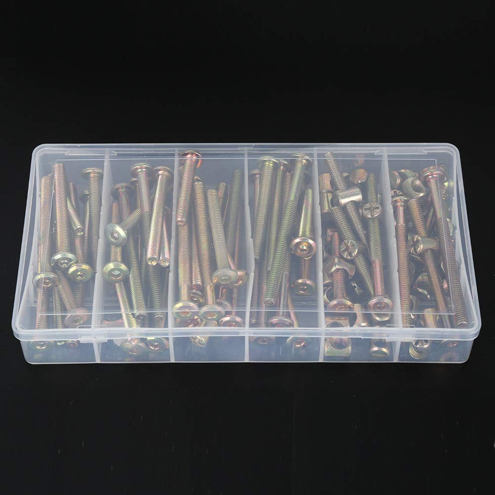 Kuuleyn M6 kit viti dadi 100 pezzi zincato