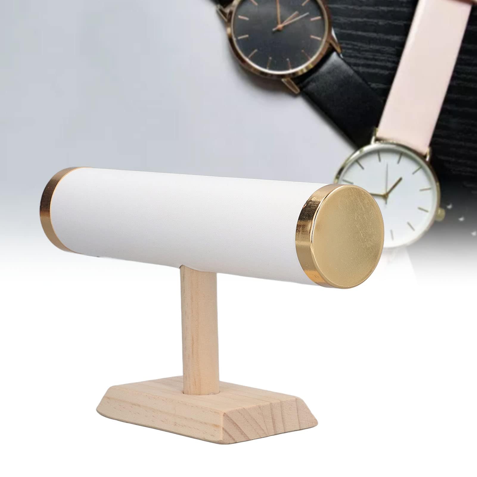Hapivida Espositore per Bracciali a T Bianco 23 cm 2 Pezzi