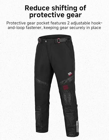Kemimoto pantaloni moto uomo denim traforati