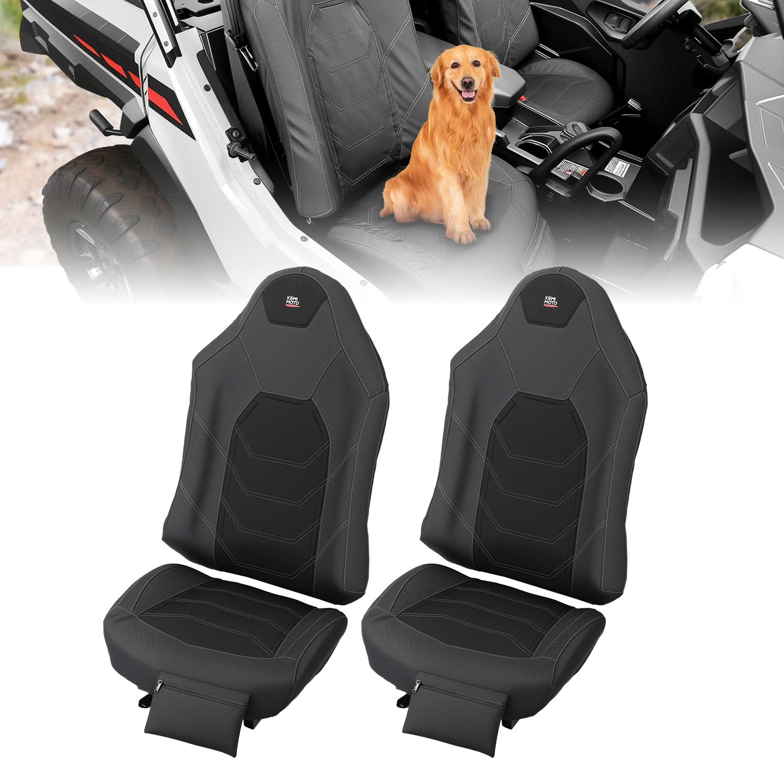 KEMIMOTO coprisedili UTV General 1000 1680D coppia