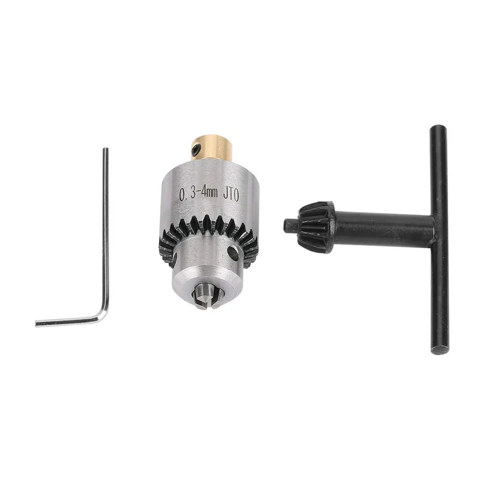 Kuuleyn Mandrino trapano 3 griffe 0,3-4,0 mm con chiave