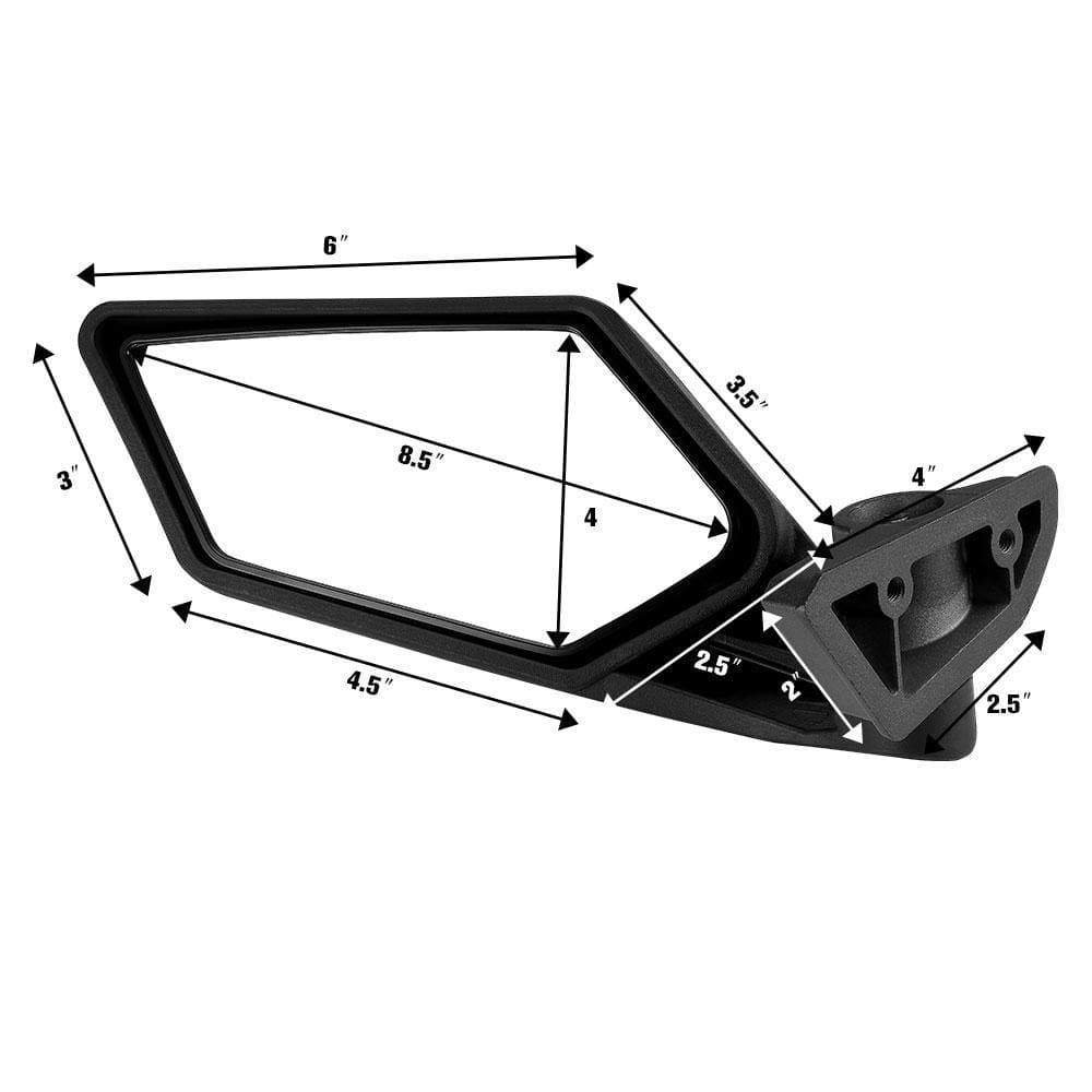 Kemimoto Maverick X3 specchietti e pannelli porta kit pieghevole